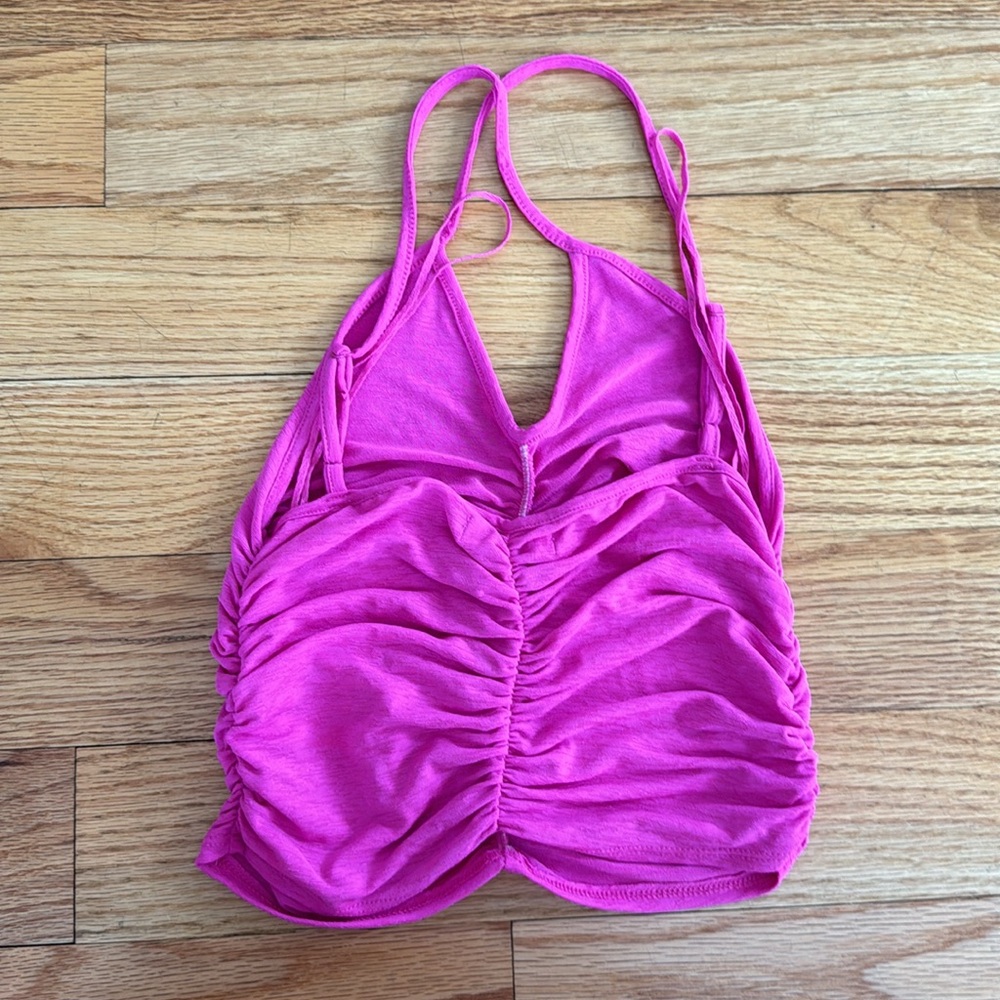 Urban Outfitters Out From Under Fuchsia Ruched Tank Top Never Worn